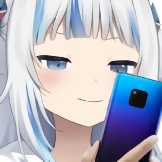 📱 emoji Gawr Gura Telegram sticker 16 of 120