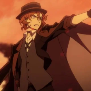 🔥 emoji Chuuya nakahara @grupanimestiker Telegram sticker 9 of 32