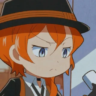 🔥 emoji Chuuya nakahara @grupanimestiker Telegram sticker 22 of 32