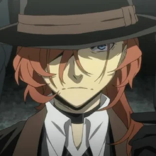 🔥 emoji Chuuya nakahara @grupanimestiker Telegram sticker 11 of 32