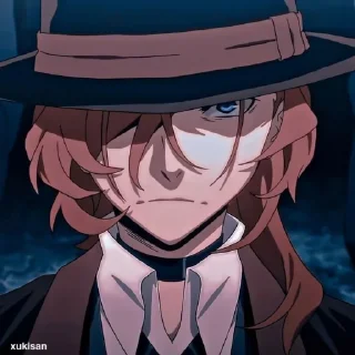 🔥 emoji Chuuya nakahara @grupanimestiker Telegram sticker 16 of 32