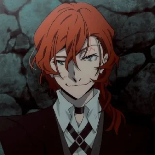 🔥 emoji Chuuya nakahara @grupanimestiker Telegram sticker 5 of 32