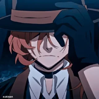 🔥 emoji Chuuya nakahara @grupanimestiker Telegram sticker 15 of 32