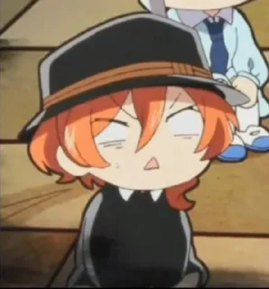🔥 emoji Chuuya nakahara @grupanimestiker Telegram sticker 18 of 32