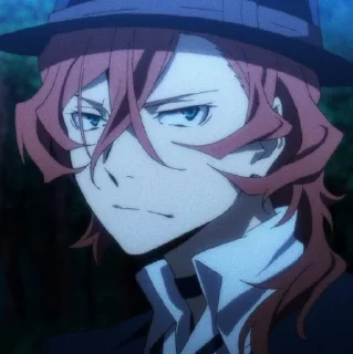 🔥 emoji Chuuya nakahara @grupanimestiker Telegram sticker 8 of 32