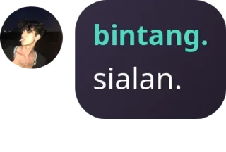 Sticker from bintang.