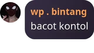 Sticker from bintang