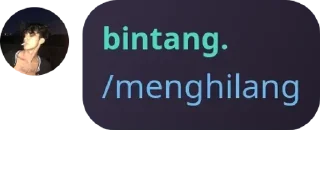 Sticker from bintang.