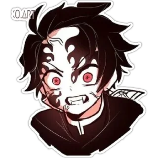 Sticker from ­ Tanjiro