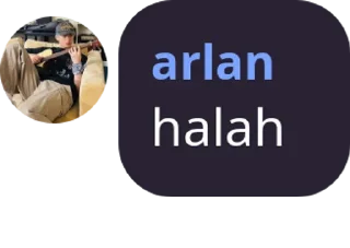 Sticker from arlan cakep