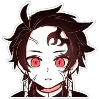 Sticker from ­ Tanjiro