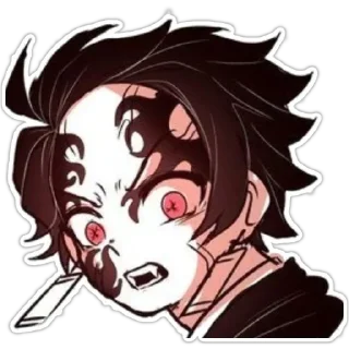 Sticker from ­ Tanjiro