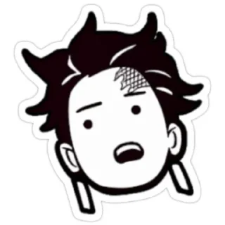 Sticker from Tanjiro