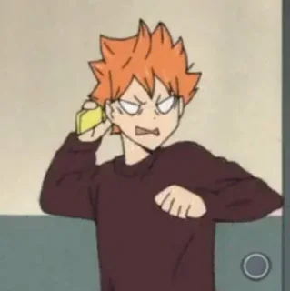 Sticker from Haikyuu