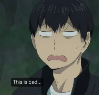 Sticker from Haikyuu!