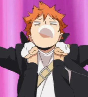 👊 emoji Haikyuu! Telegram sticker 10 of 120