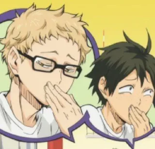 🤭 emoji Haikyuu! Telegram sticker 8 of 120