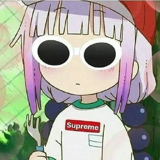 Sticker from Kanna kamui(⌐■-■)