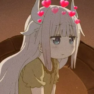 Sticker from Kanna kamui(⌐■-■)