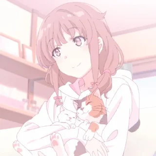 🐼 emoji 🐼ᵎ kaede azusagawa ᦒ @animestckr Telegram sticker 8 of 33