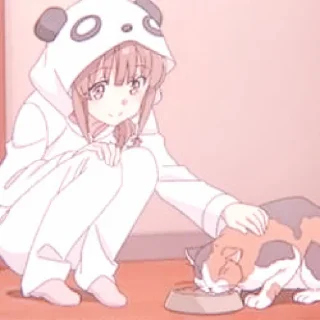 🐼 emoji 🐼ᵎ kaede azusagawa ᦒ @animestckr Telegram sticker 23 of 33
