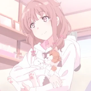 🐼 emoji 🐼ᵎ kaede azusagawa ᦒ @animestckr Telegram sticker 17 of 33