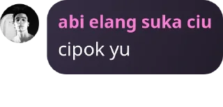 Sticker from mana tahan