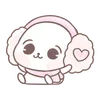 🤍 emoji 소중한 ⸻ @stikie's  ౨ৎ  @paaci Telegram sticker 19 of 40