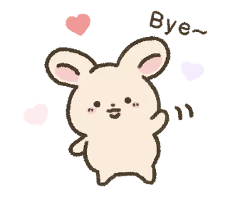 🐰 emoji ₍ 𑀉᧐᥎ᥱ & ᥴᥙᴛᥱ rᥲδδiᴛs ₎ ˚₊· ♡ @mewsticks Telegram sticker 10 of 40