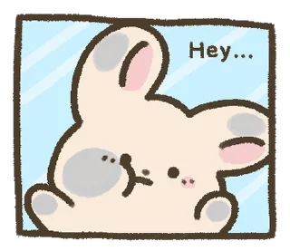 🐰 emoji ₍ 𑀉᧐᥎ᥱ & ᥴᥙᴛᥱ rᥲδδiᴛs ₎ ˚₊· ♡ @mewsticks Telegram sticker 15 of 40
