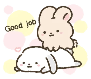 🐰 emoji ₍ 𑀉᧐᥎ᥱ & ᥴᥙᴛᥱ rᥲδδiᴛs ₎ ˚₊· ♡ @mewsticks Telegram sticker 8 of 40