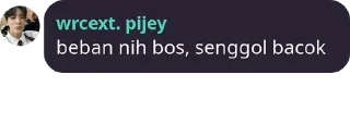 Sticker from pijey pacar jeno