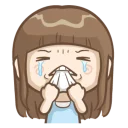 😖 emoji @tikelmu Natcha's daily life Telegram sticker 18 of 41