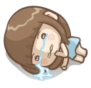 😭 emoji @tikelmu Natcha's daily life Telegram sticker 14 of 41