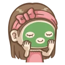 😗 emoji @tikelmu Natcha's daily life Telegram sticker 16 of 41