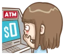 😨 emoji @tikelmu Natcha's daily life Telegram sticker 12 of 41