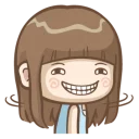 🙃 emoji @tikelmu Natcha's daily life Telegram sticker 22 of 41