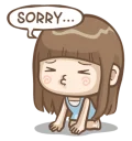 😢 emoji @tikelmu Natcha's daily life Telegram sticker 8 of 41
