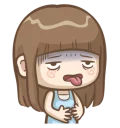 🤢 emoji @tikelmu Natcha's daily life Telegram sticker 15 of 41