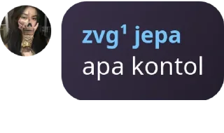 Sticker from punya jepa inimah