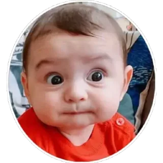 Sticker from baby