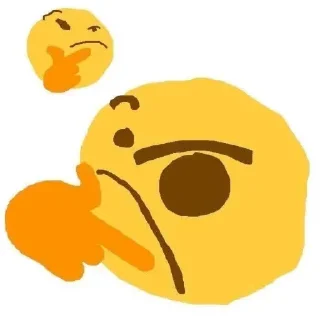 🤔 emoji Emoji @BADDAsS_FUFA Telegram sticker 16 of 119