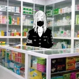 💊 emoji Sanzu mabuk ganja @zeinxt Telegram sticker 4 of 49