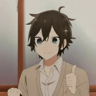 ⚡️ emoji Izumi Miyamura @Animecouplegallery Telegram sticker 8 of 59