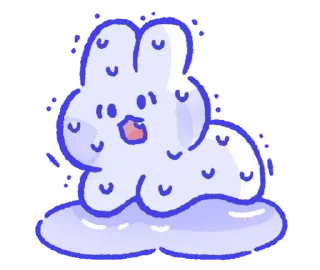 💬 emoji 몽글몽글 토끼 몽몽이! By @KakaoEmoticon Telegram sticker 15 of 24