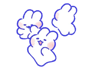 💬 emoji 몽글몽글 토끼 몽몽이! By @KakaoEmoticon Telegram sticker 21 of 24