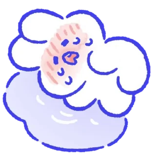 💬 emoji 몽글몽글 토끼 몽몽이! By @KakaoEmoticon Telegram sticker 24 of 24