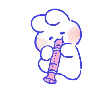 💬 emoji 몽글몽글 토끼 몽몽이! By @KakaoEmoticon Telegram sticker 23 of 24