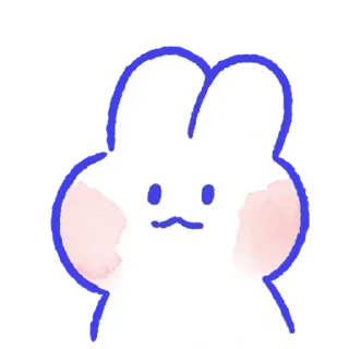 💬 emoji 몽글몽글 토끼 몽몽이! By @KakaoEmoticon Telegram sticker 8 of 24