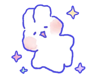 💬 emoji 몽글몽글 토끼 몽몽이! By @KakaoEmoticon Telegram sticker 5 of 24